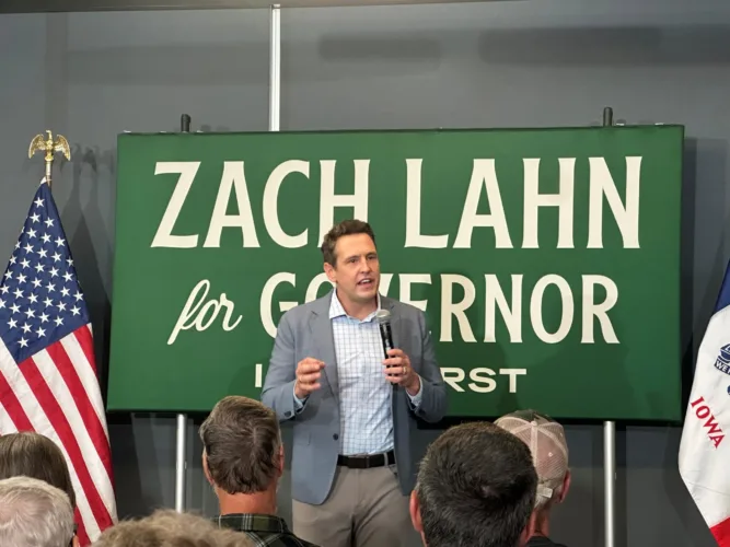 Zach Lahn expects Iowans to reap benefits of proposed steel mill for decades